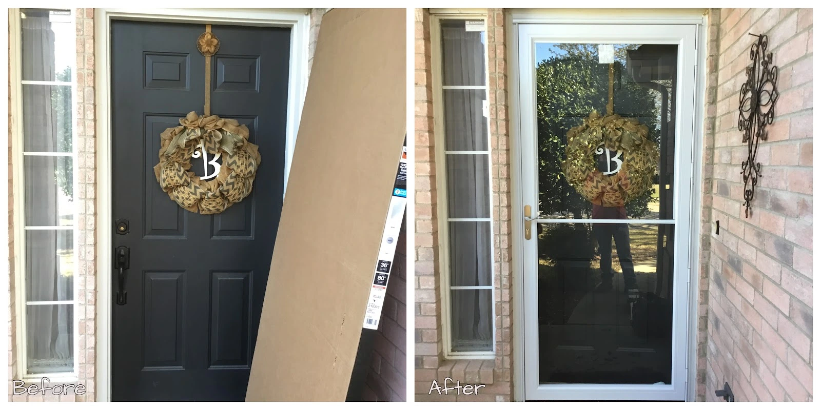 Handyman Melissa front door installation and repair.