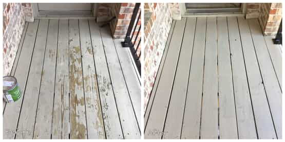 Painting or staining deck frisco.