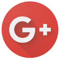 G plus red logo.