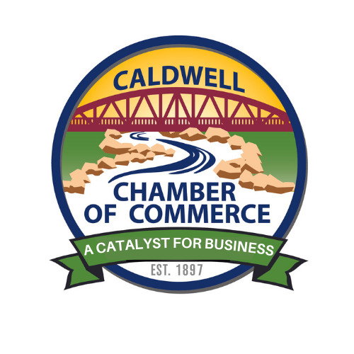 Caldwell Chamber of Commerce Badge.