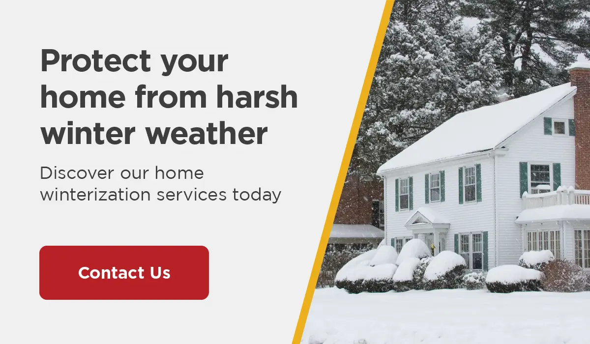 Contact Mr. Appliance for home winterization services.