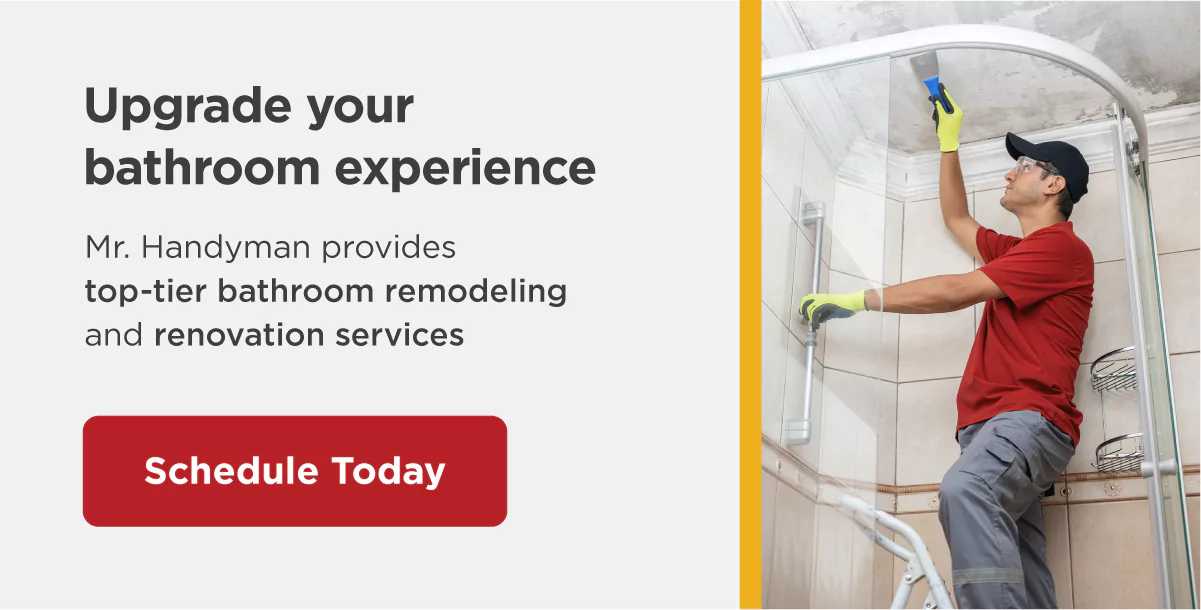 Book bathroom remodeling and renovation services with Mr. Handyman