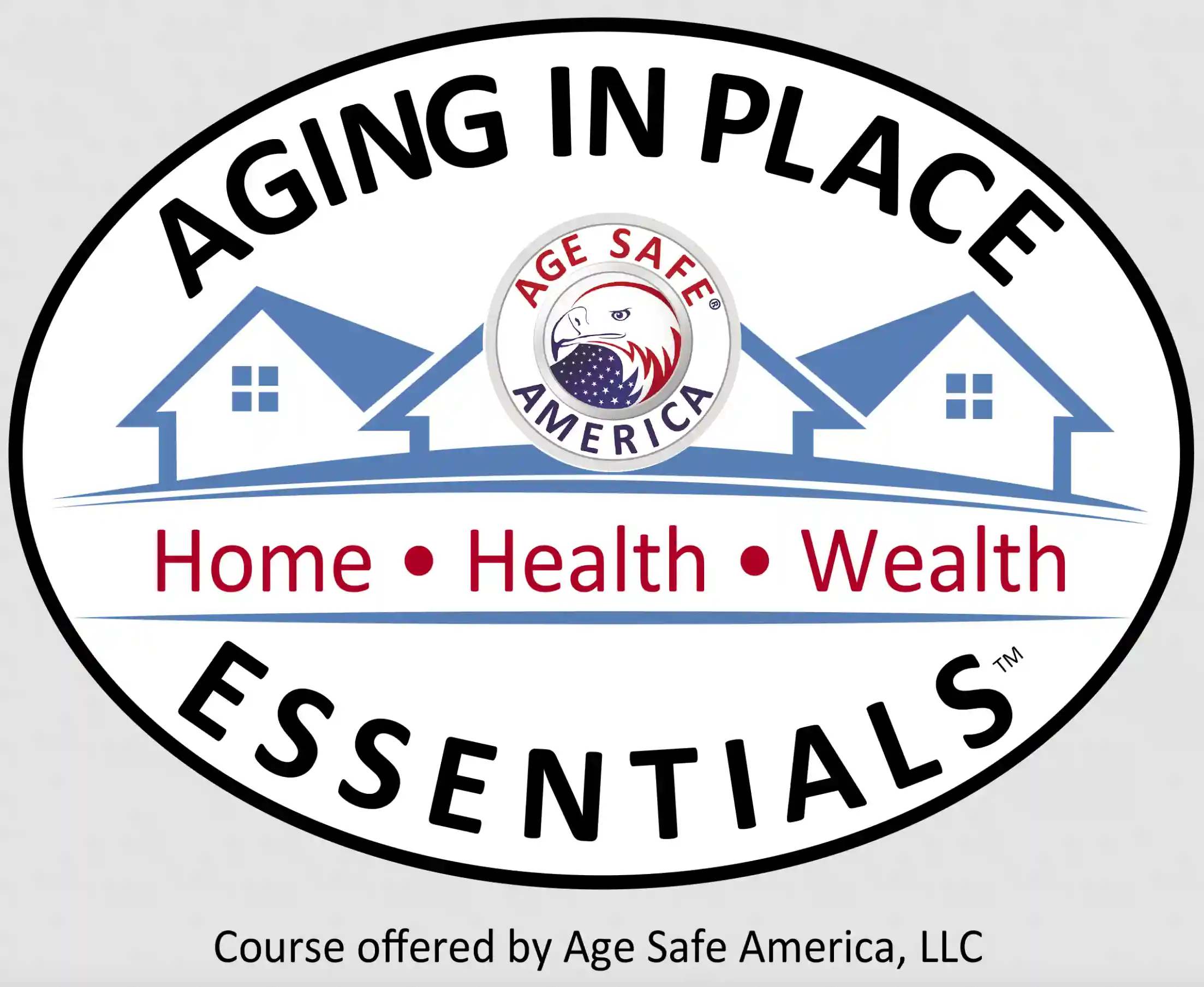 Aging in place essentials badge.