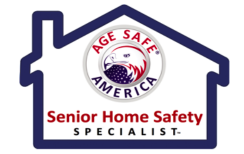 Senior home safety logo.