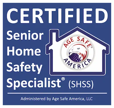 Age Safe America Certified Home Safety Specialist badge.