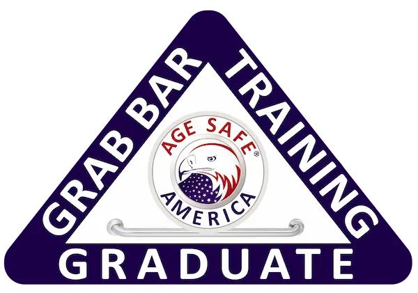 Age Safe America Grab Bar Training Graduate badge.