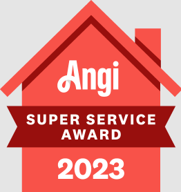 Angi Super Service Award 2023 Logo.