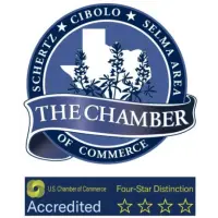 Schertz, Cibolo, Selma Area Chamber of Commerce Member Logo.