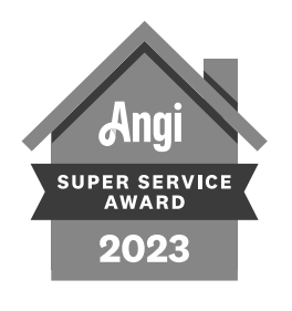 Angi Super Service Award 2023 Logo.