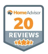 HomeAdvisor 20 Reviews Logo.