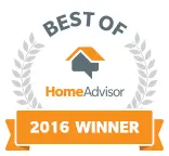 Best of Home Advisor 2016 badge.